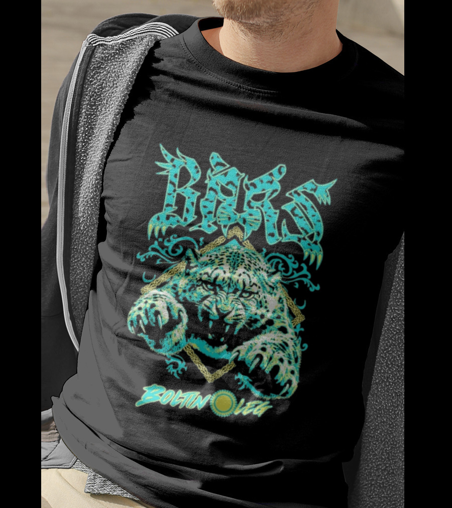 Bars Boltin Oleg Leopard Wild Cat Animal T-Shirt
