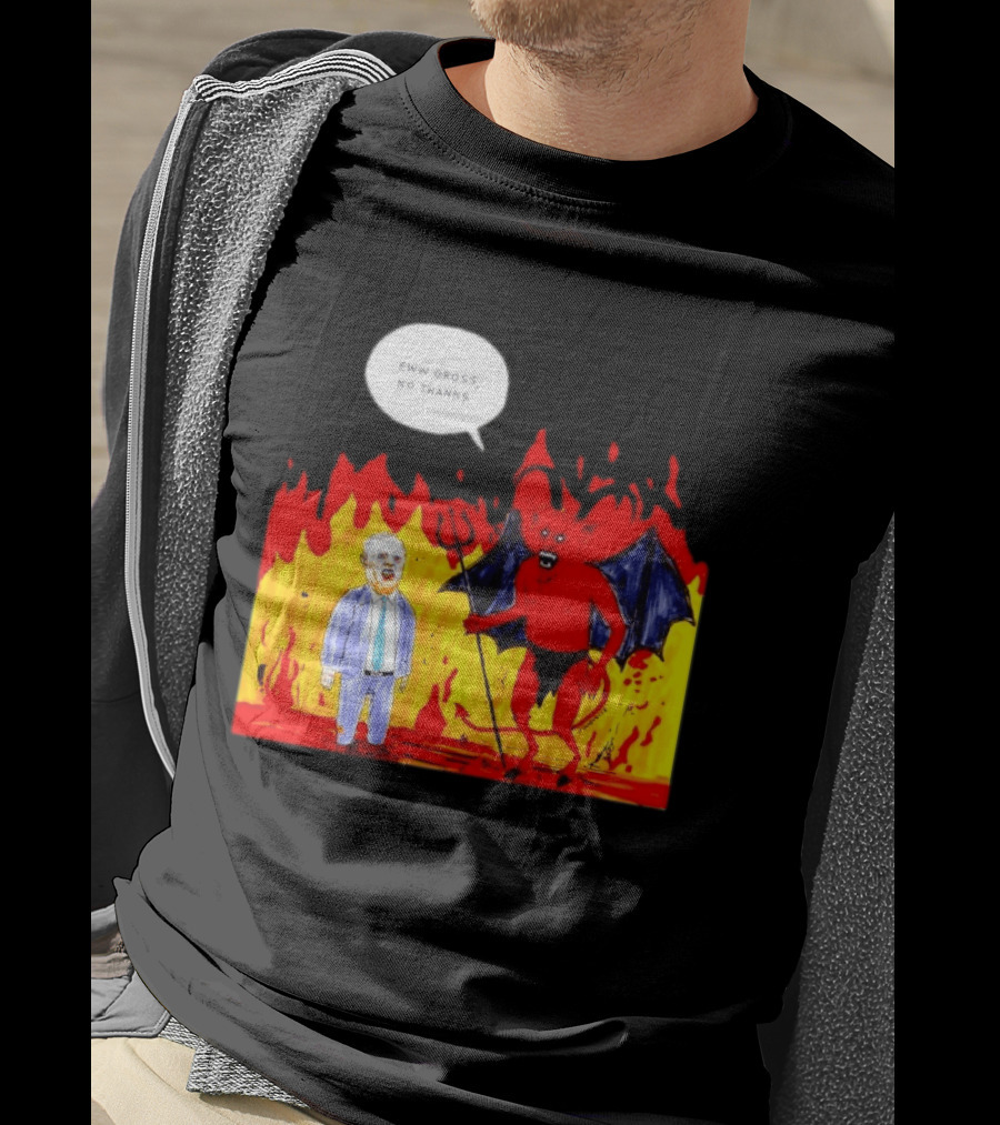 Eww Gross No Thanks Devil Politician Comic T-Shirt