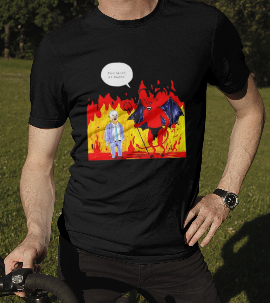 Eww Gross No Thanks Devil Politician Comic T-Shirt