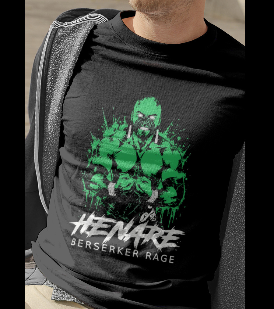 Henare Berserker Rage NJPW Wrestling T-Shirt
