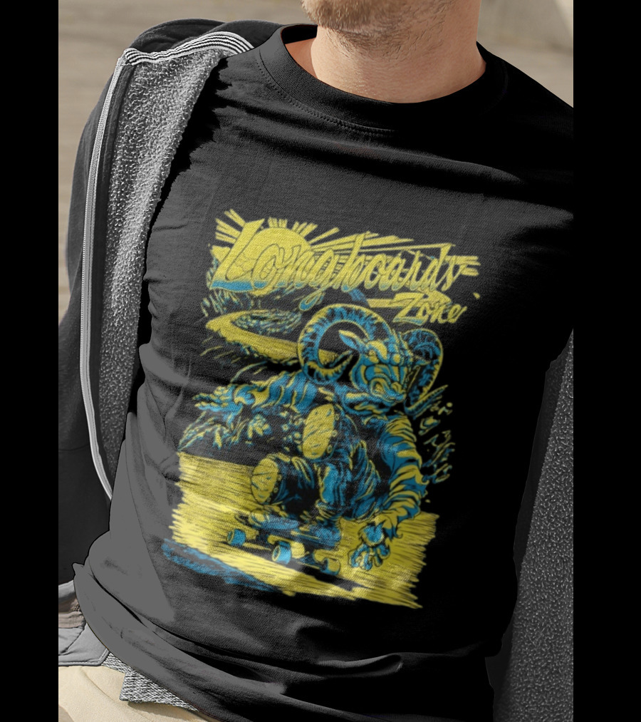 Longboards Zone Goat Downhill Rider Longboarding Adventure T-Shirt