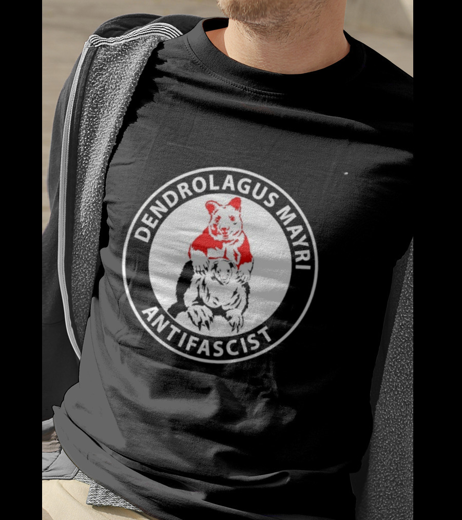 Dendrolagus Mayri Antifascist Tree Kangaroo Antifa T-Shirt