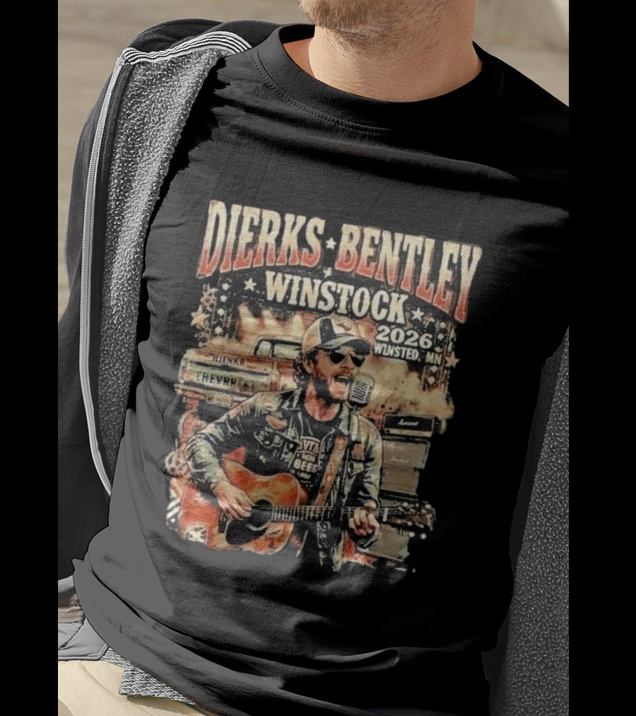 Dierks Bentley Winstock 2026 Winsted MN June 19 Country Music Festival T-Shirt
