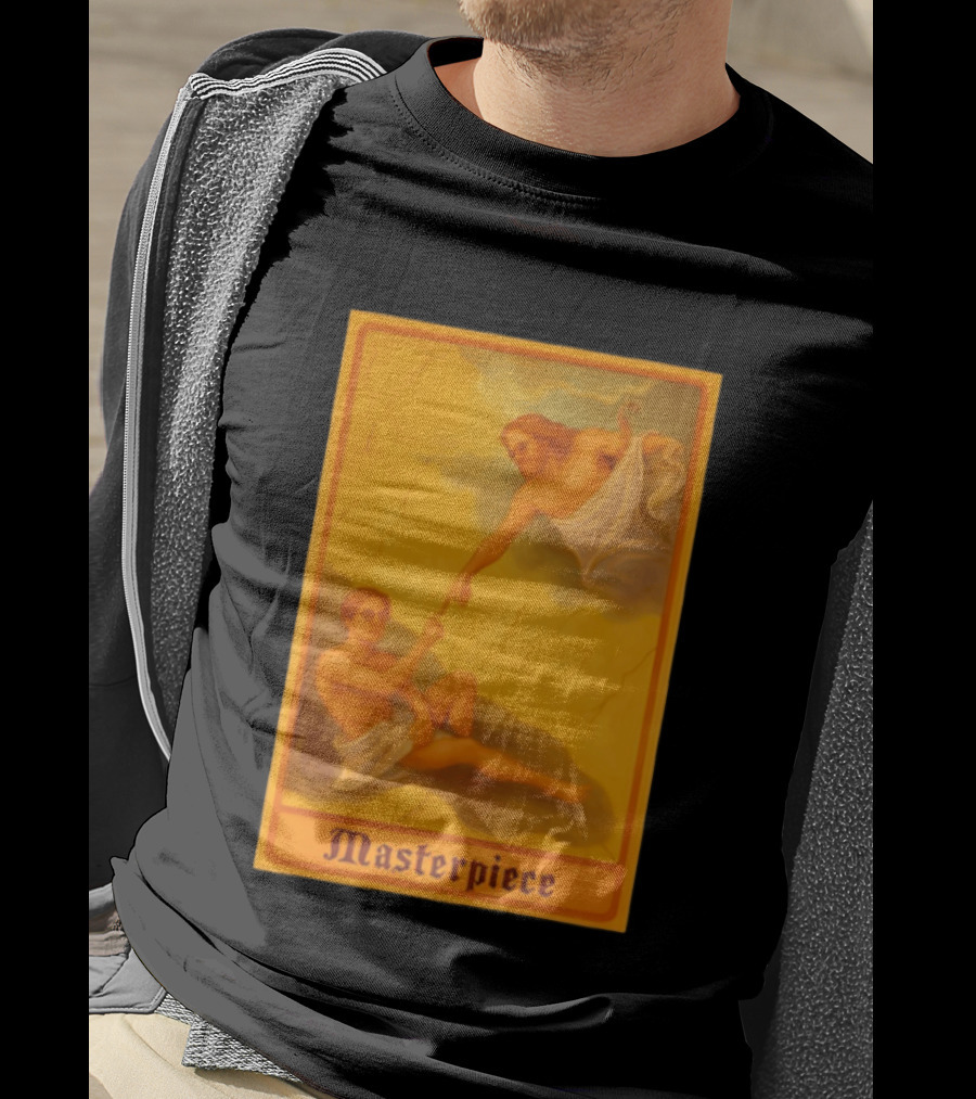 Masterpiece Michelangelo Creation Of Adam Iconic Classic Renaissance T-Shirt
