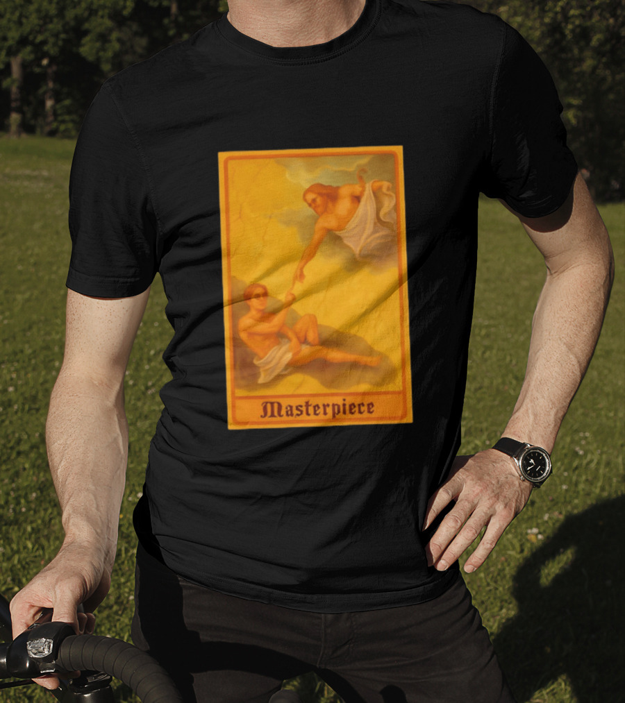 Masterpiece Michelangelo Creation Of Adam Iconic Classic Renaissance T-Shirt