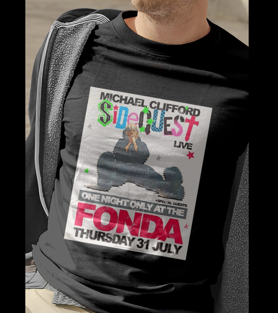Michael Clifford Sideguest Live One Night Only At The Fonda Thursday 31 July T-Shirt