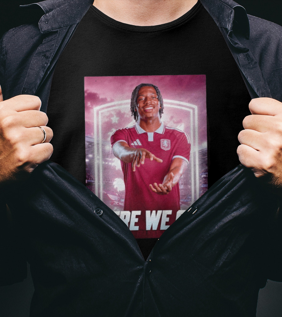 Jaden Philogene Here We Go Aston Villa Soccer Star Enthusiasm T-Shirt