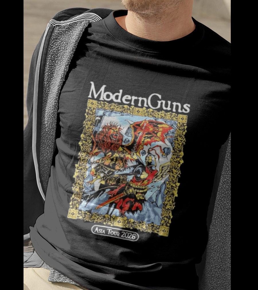 Modern Guns Asia Tour 2026 Warrior Art Manila Easter Event Calendar T-Shirt