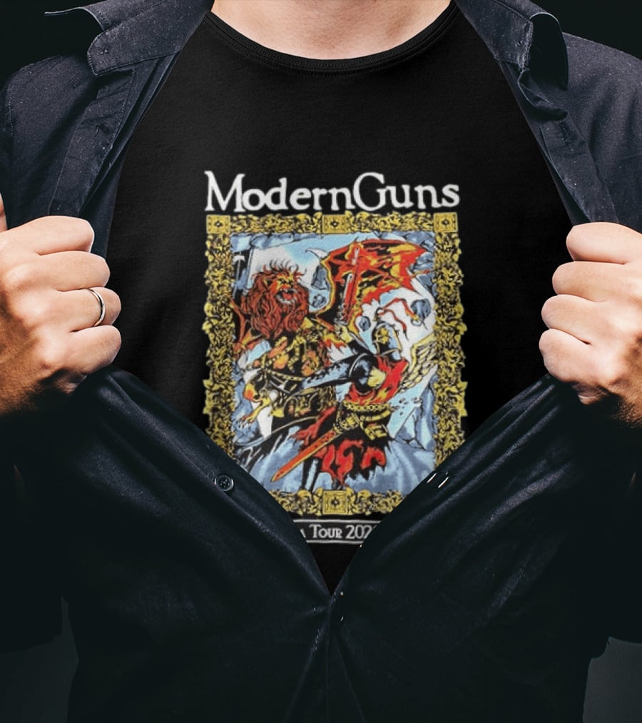 Modern Guns Asia Tour 2026 Warrior Art Manila Easter Event Calendar T-Shirt