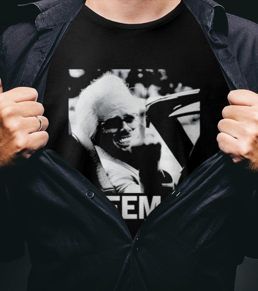 Morgan Freeman Middle Finger Actor Celebrity FREEMAN T-Shirt