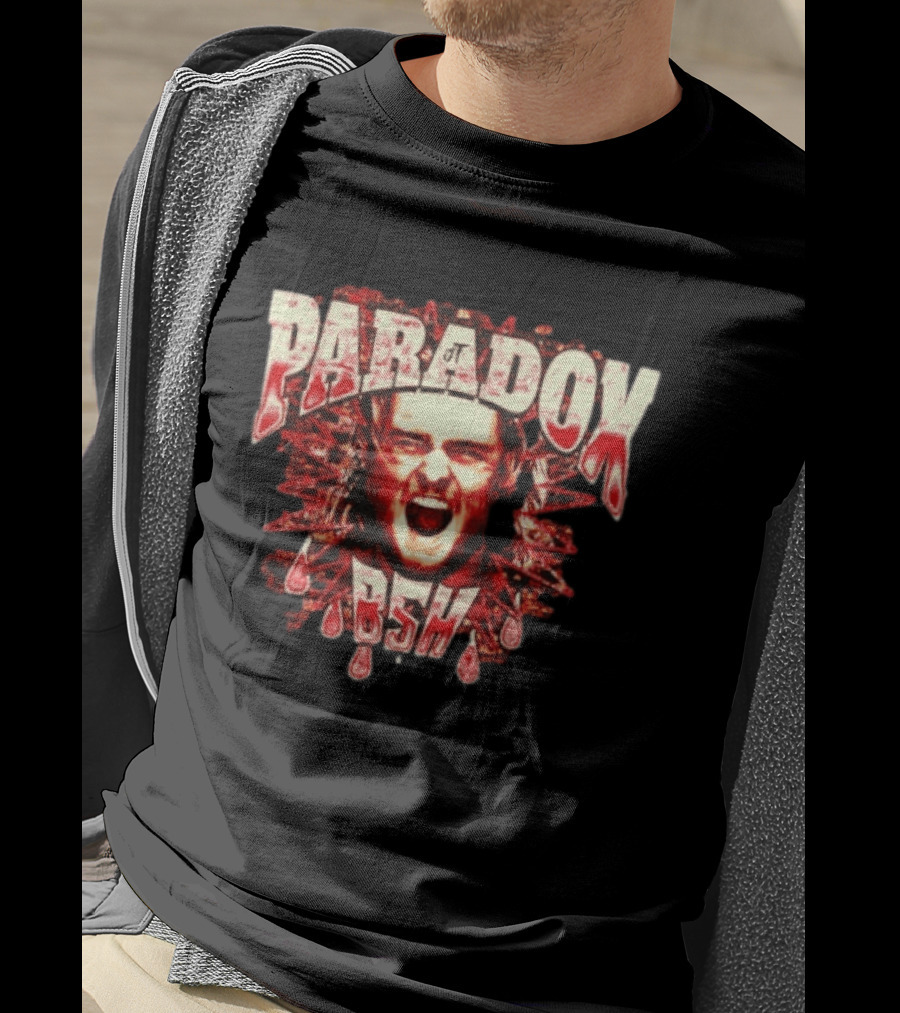 JT Paradox BSH Blood Red Bootleg Rap T-Shirt