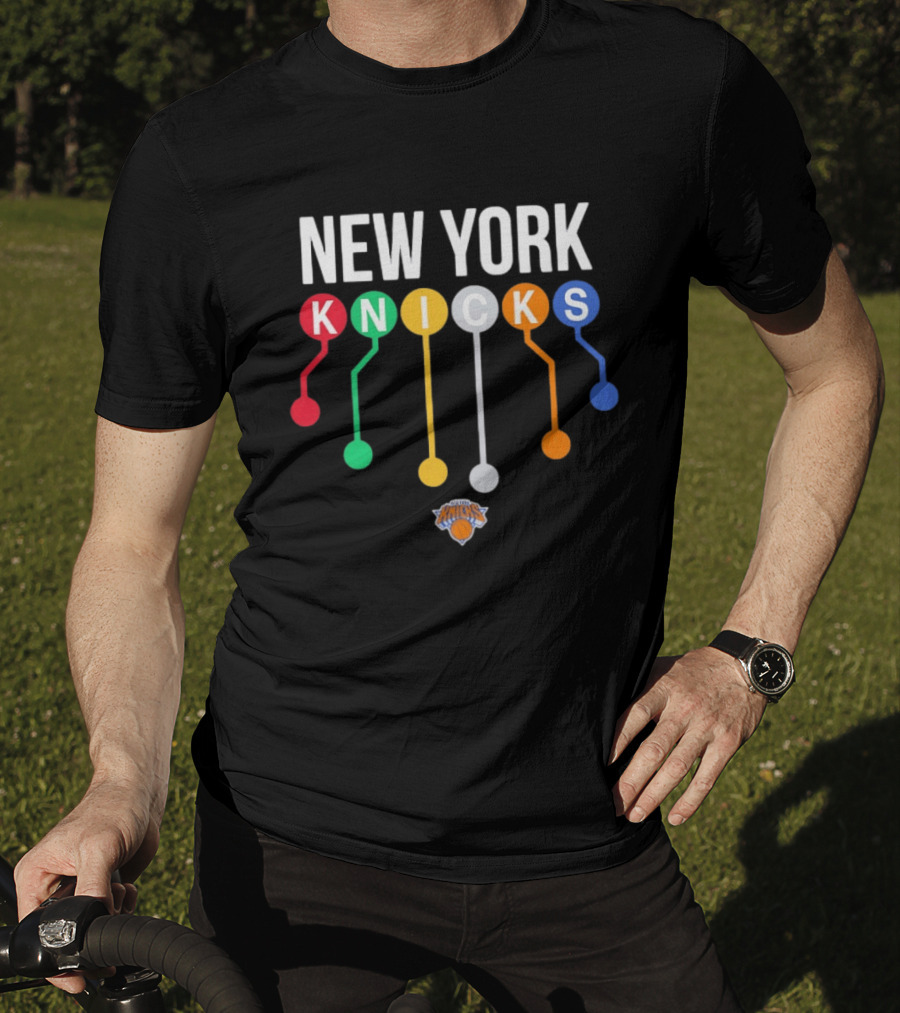 New York Knicks Subway Map NBA Basketball Team T-Shirt