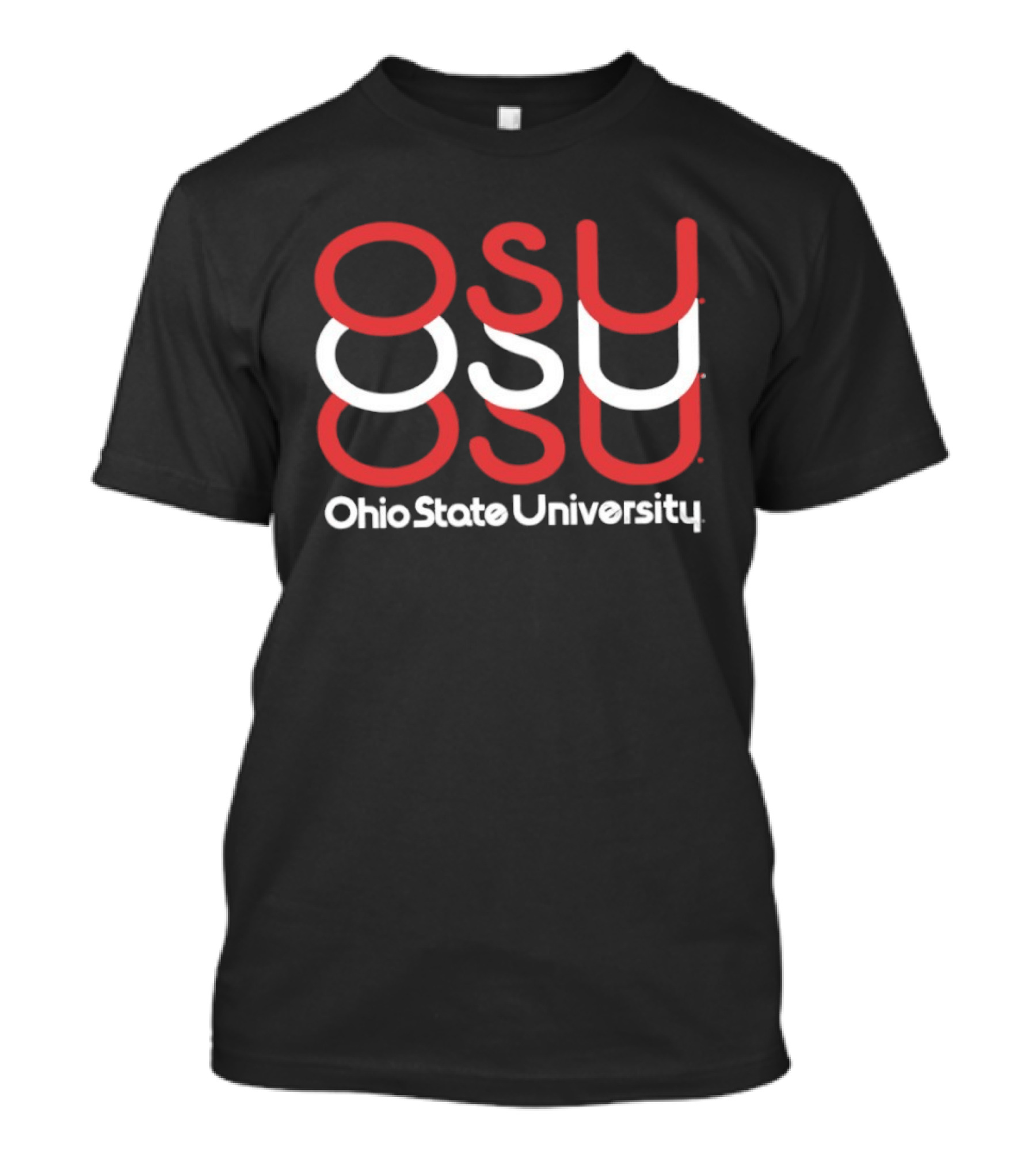 Ohio State University OSU Red White T-Shirt