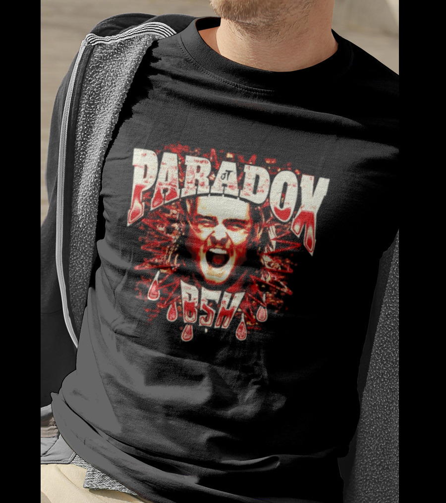Paradox BSH Blood Splatter And Screaming Face T-Shirt