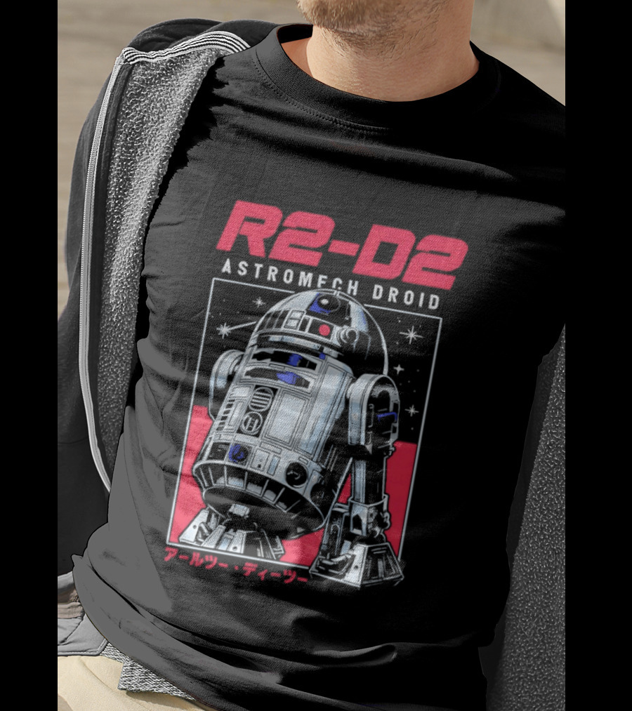 R2 D2 Astromech Droid Star Wars Sci Fi Robot T-Shirt