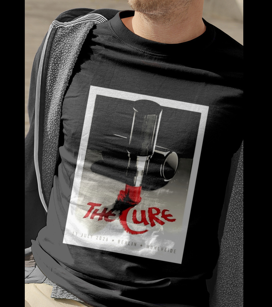 The Cure Berlin Concert 11 July 2026 Wuhlheide Lipstick T-Shirt