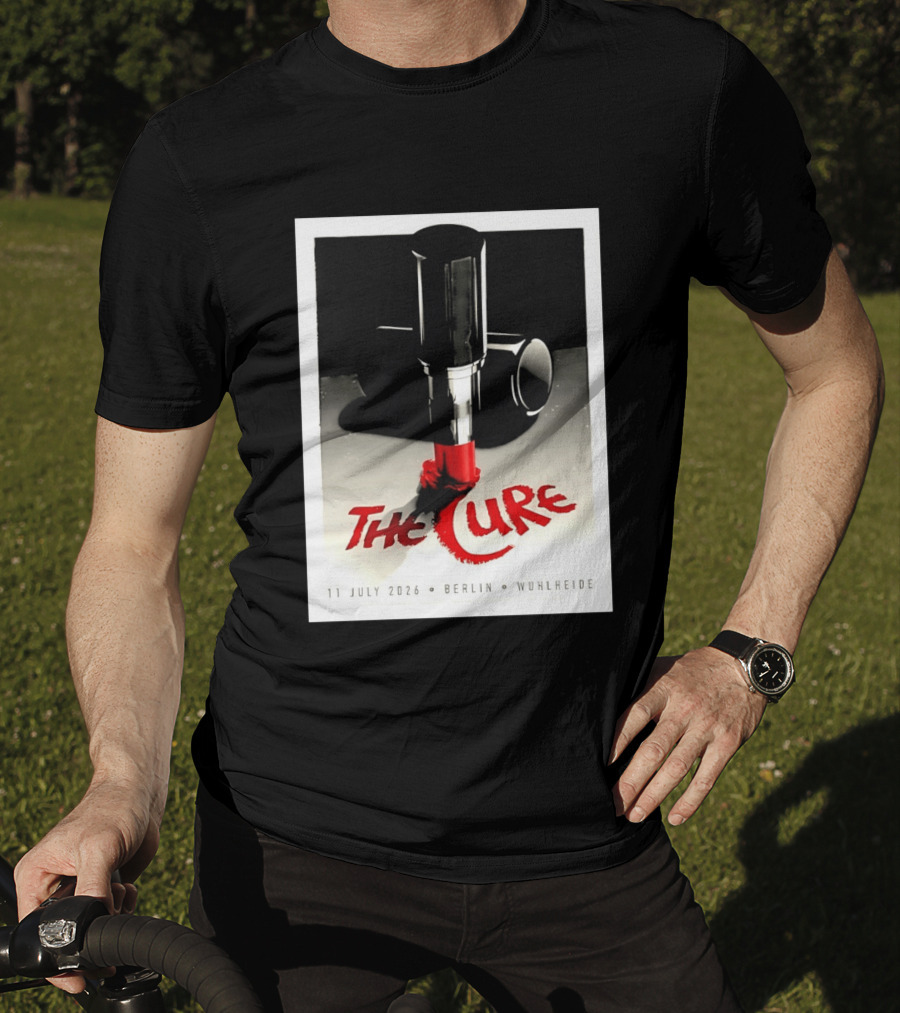 The Cure Berlin Concert 11 July 2026 Wuhlheide Lipstick T-Shirt