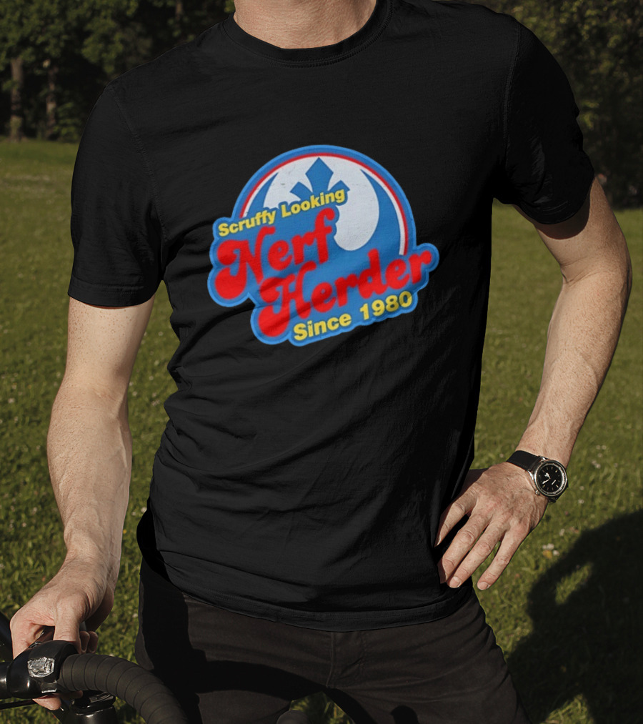 Scruffy Looking Nerf Herder Since 1980 T-Shirt