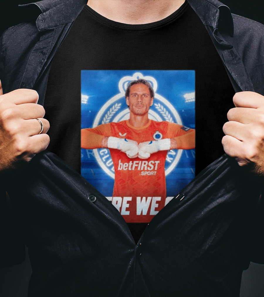 Simon Mignolet Club Brugge KV BetFIRST Sport Here We Go T-Shirt