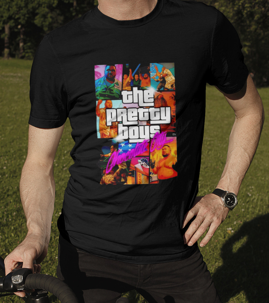 The Pretty Boys Chocolate City Collage Akashi Sushi Gaming Mashup T-Shirt