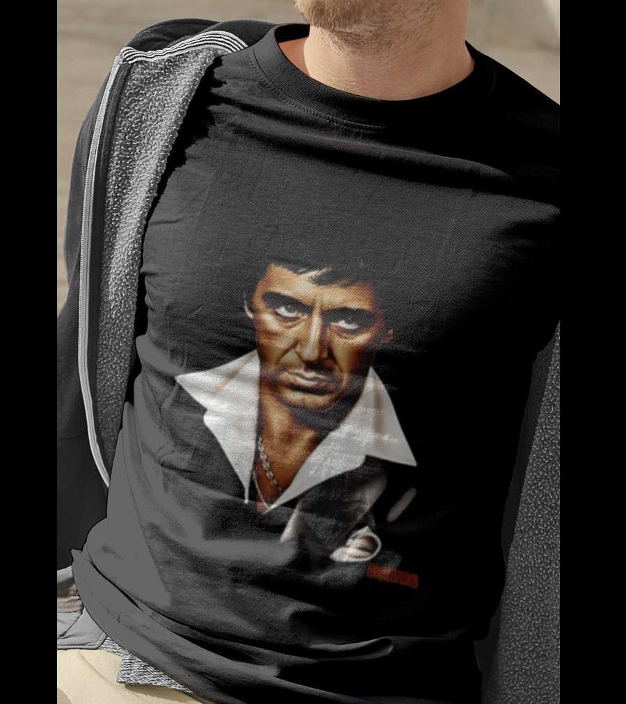 The World Is Yours Tony Montana Scarface 2 Sided T-Shirt