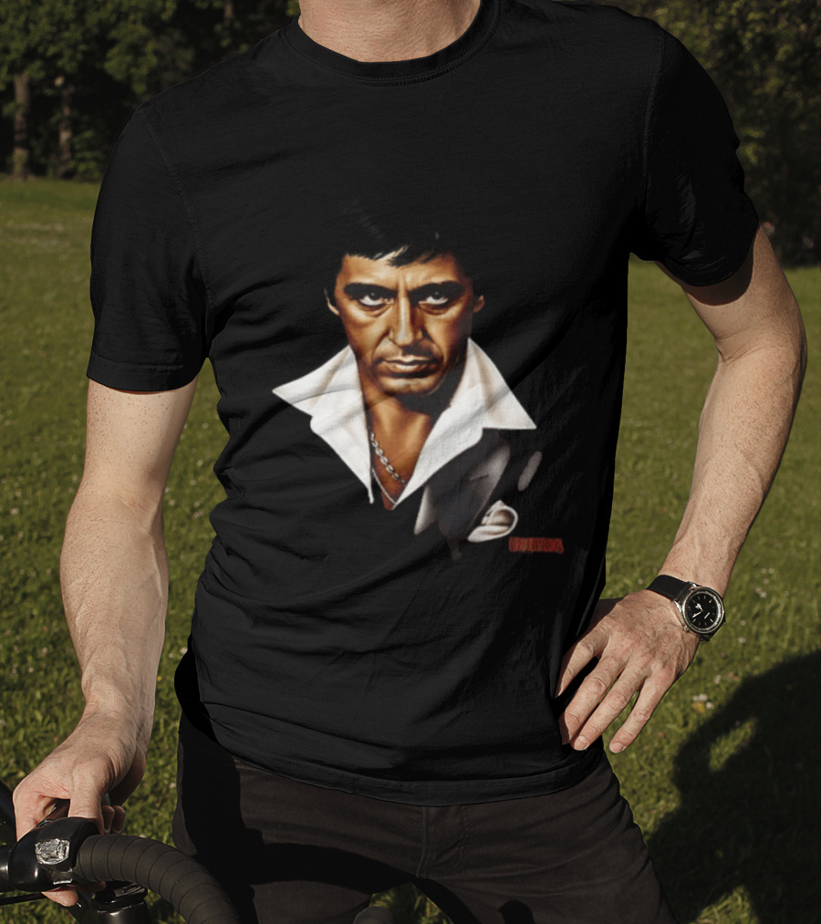 The World Is Yours Tony Montana Scarface 2 Sided T-Shirt