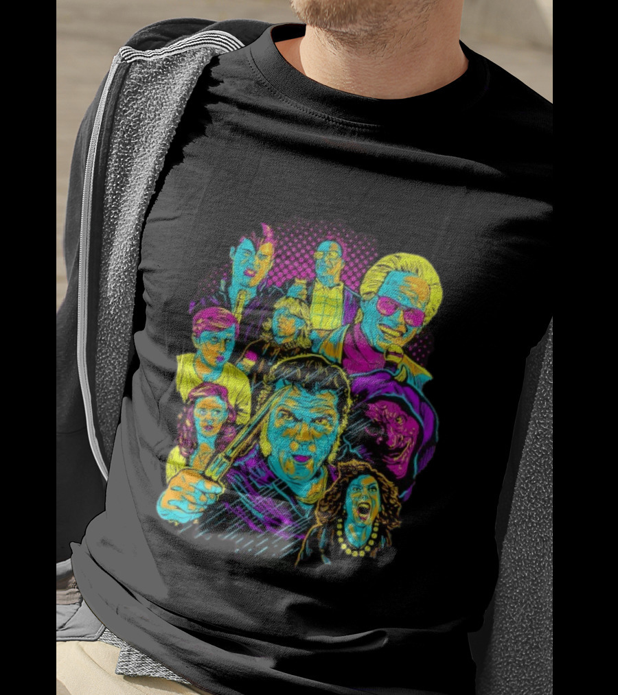 Twin Peaks Cast Neon Pop David Lynch T-Shirt