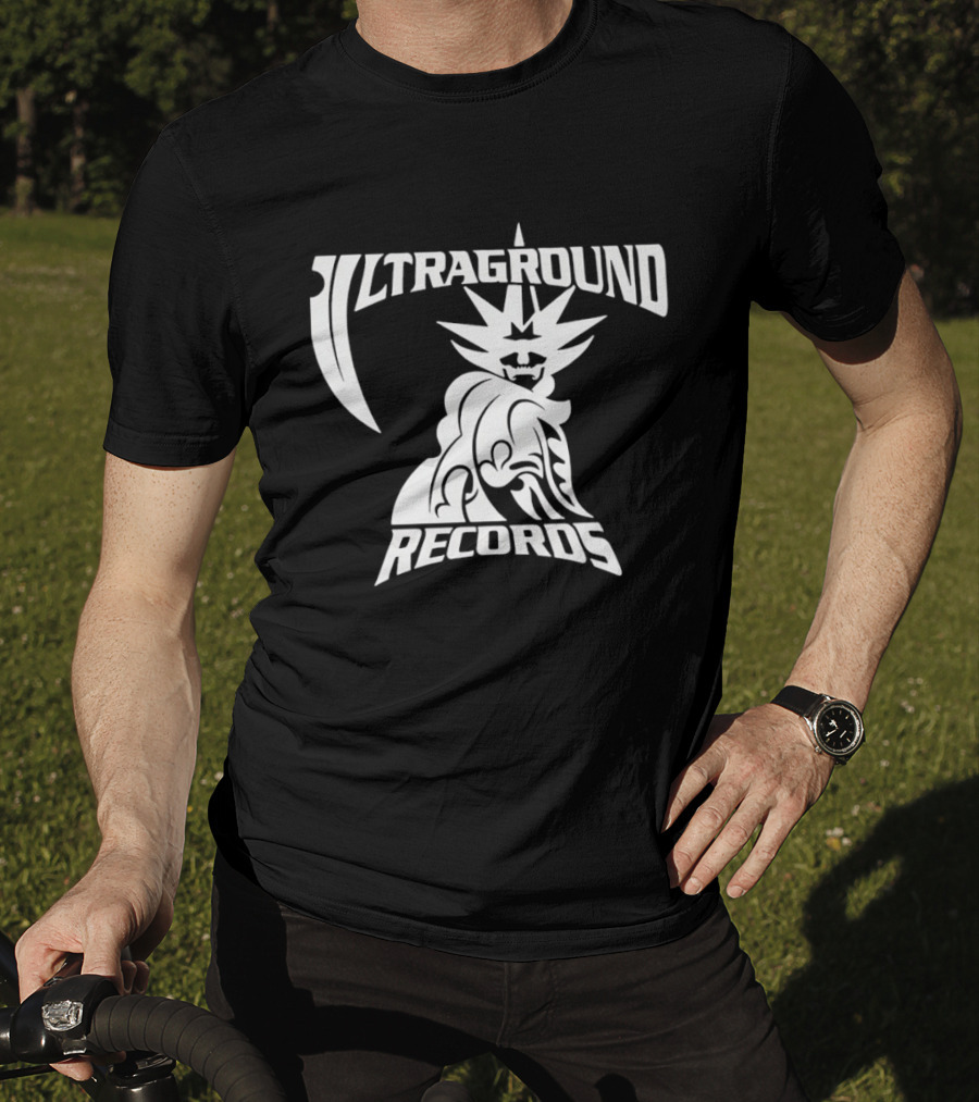 Ultraground Records Statue Of Liberty Inspired Music Label T-Shirt