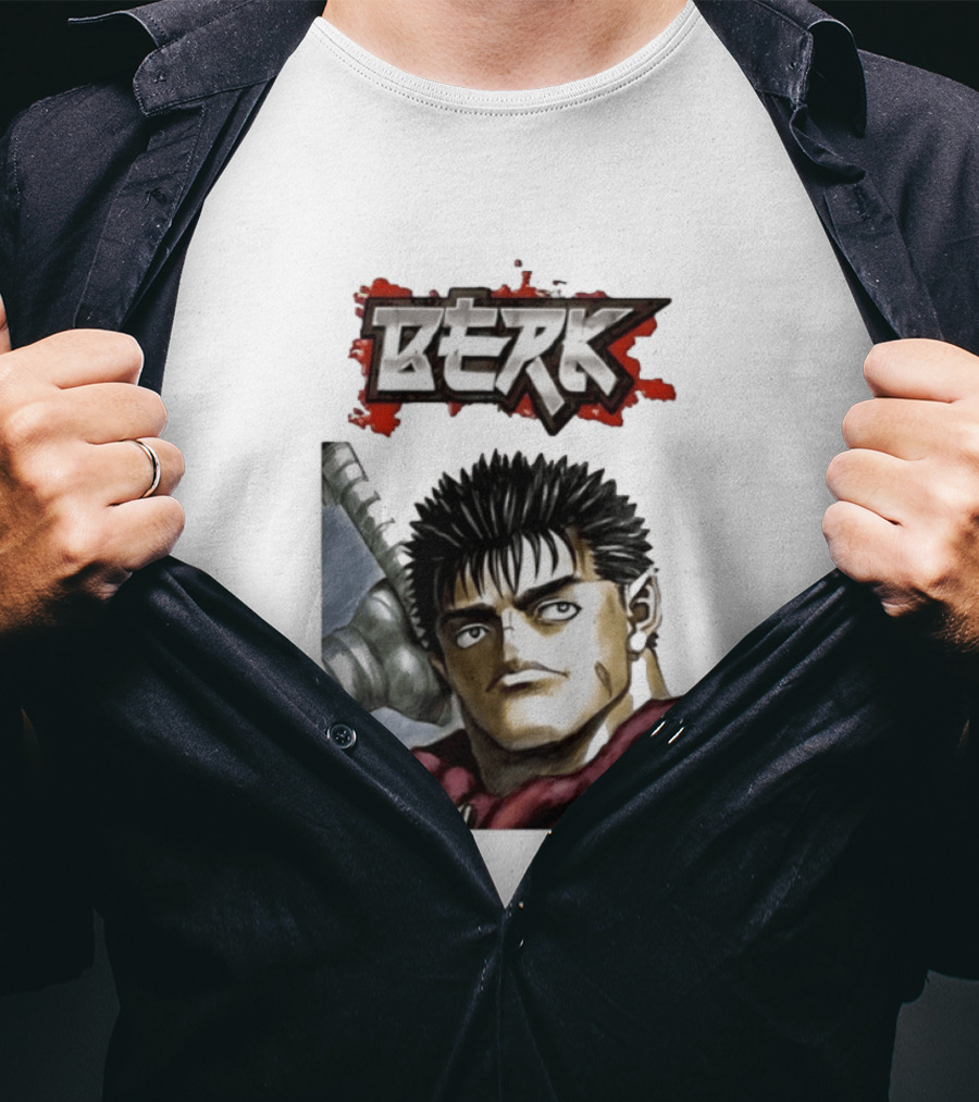 Berk Berserk Manga Guts Style Warrior T-Shirt