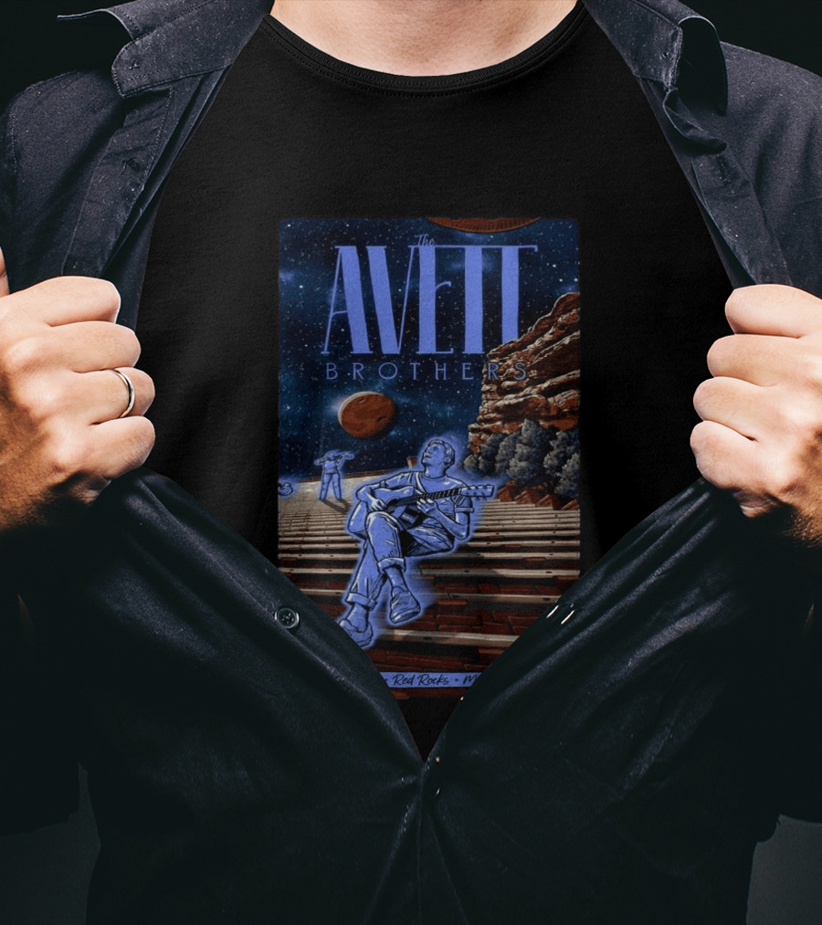 The Avett Brothers Red Rocks July 12 2026 Morrison CO Concert T-Shirt