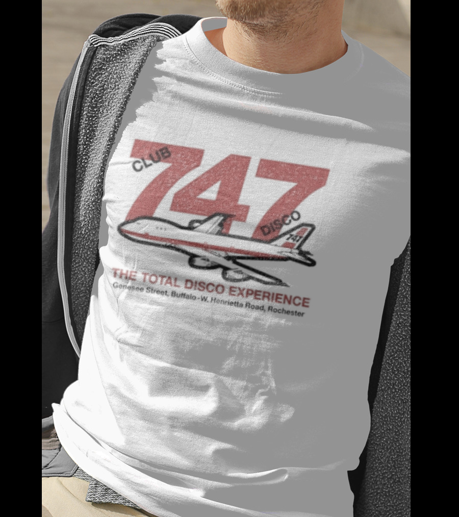 Club 747 Disco The Total Disco Experience Buffalo Rochester T-Shirt