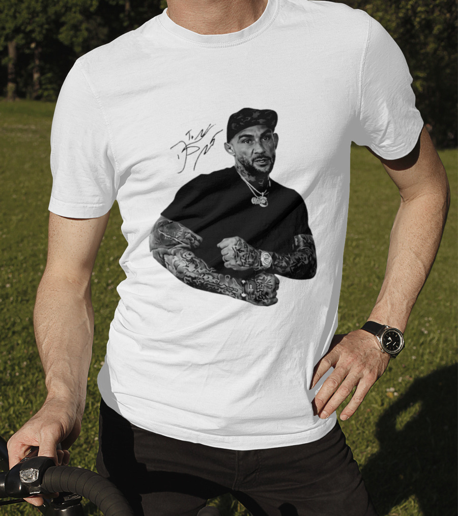 Dustin Poirier The Diamond UFC Tattooed Fighter Black Cap T-Shirt