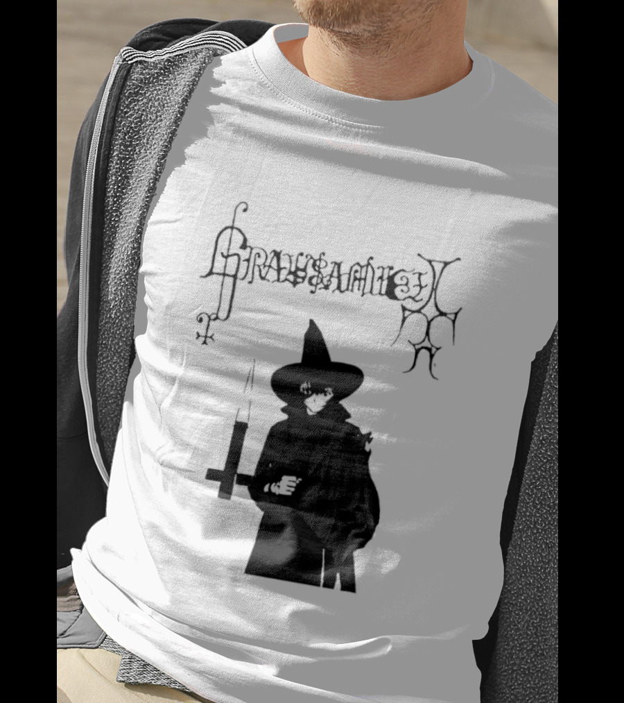 Gravsaamuel Witch Iconic Gothic Anime Dark Aesthetic T-Shirt