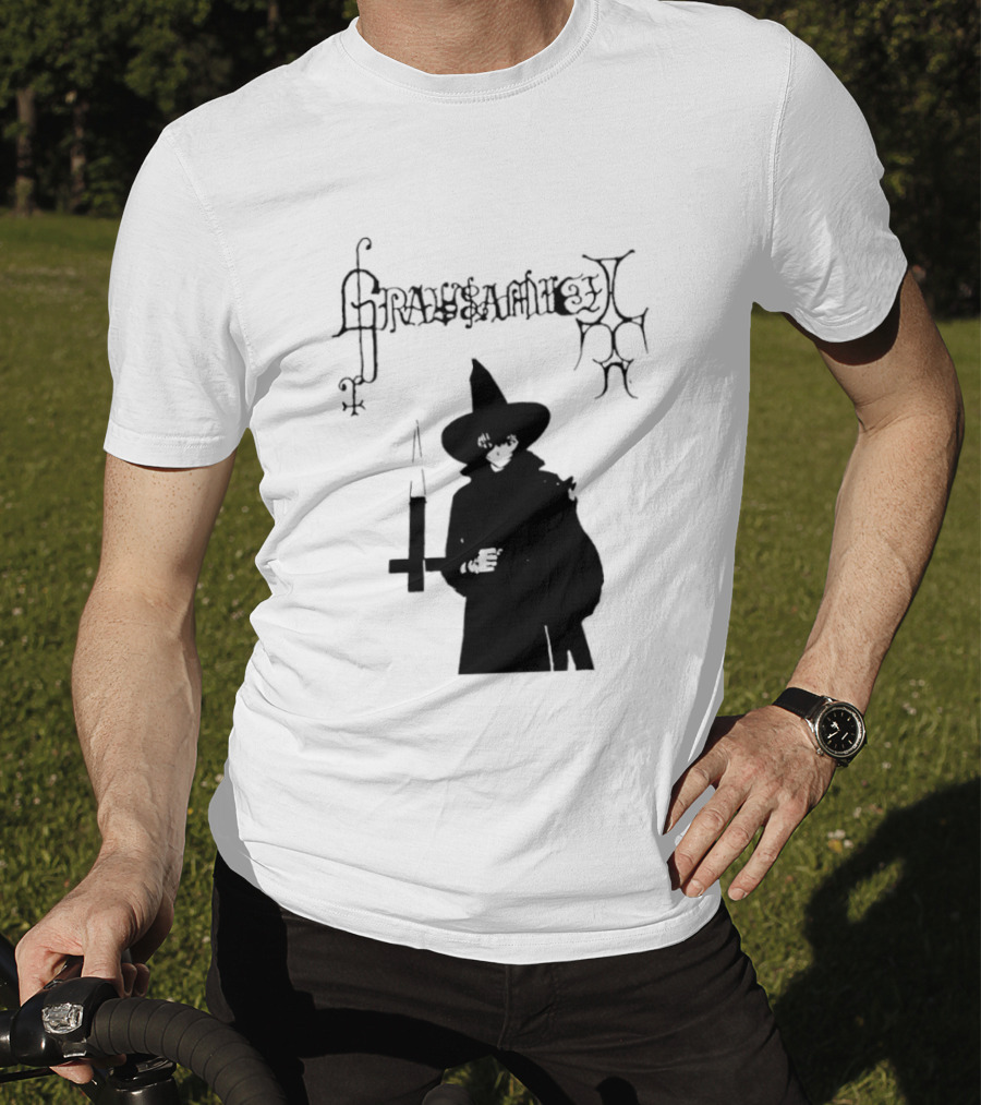Gravsaamuel Witch Iconic Gothic Anime Dark Aesthetic T-Shirt