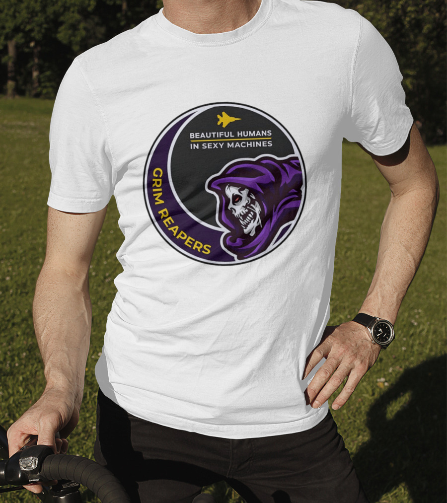 Grim Reapers Beautiful Humans In Sexy Machines Jet Pilot T-Shirt