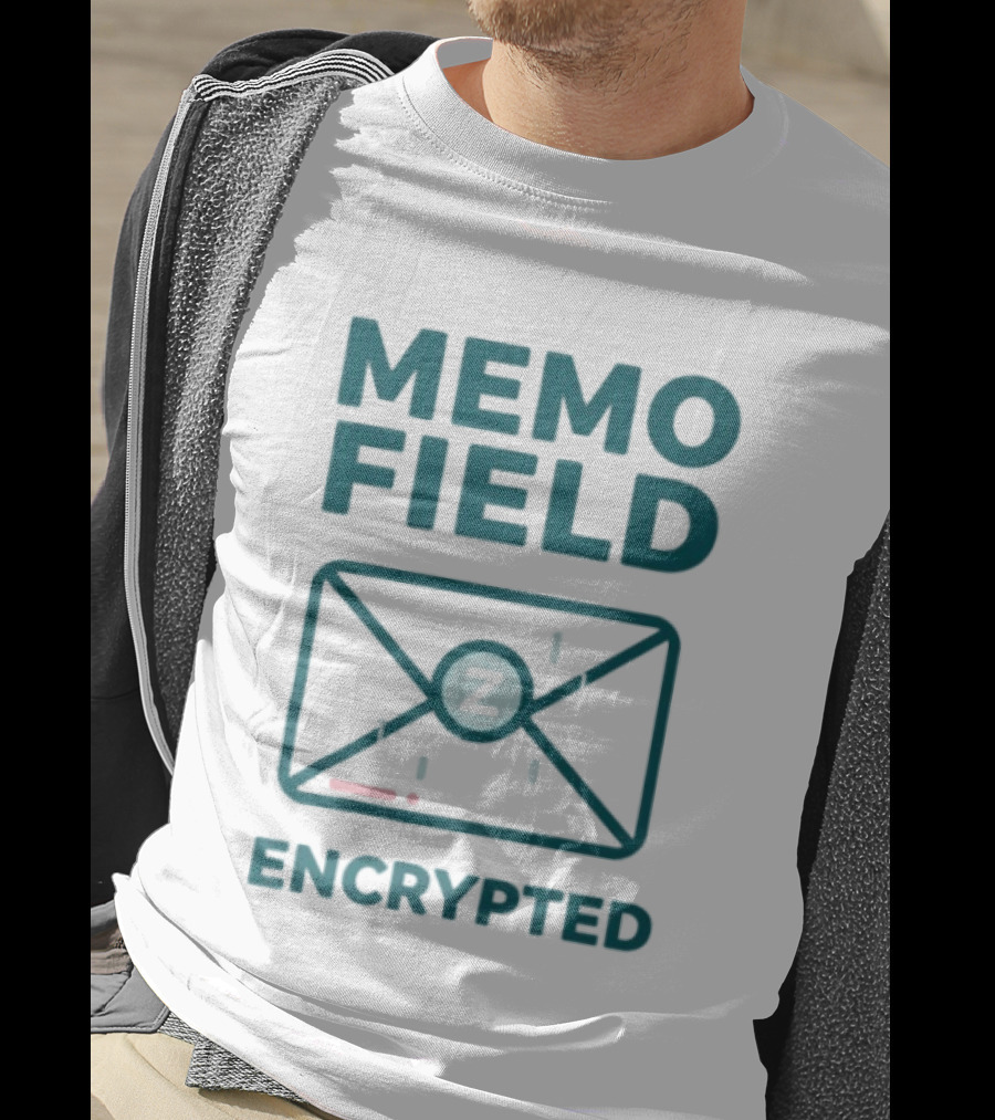 Memo Field Encrypted Z Data Security Protection T-Shirt