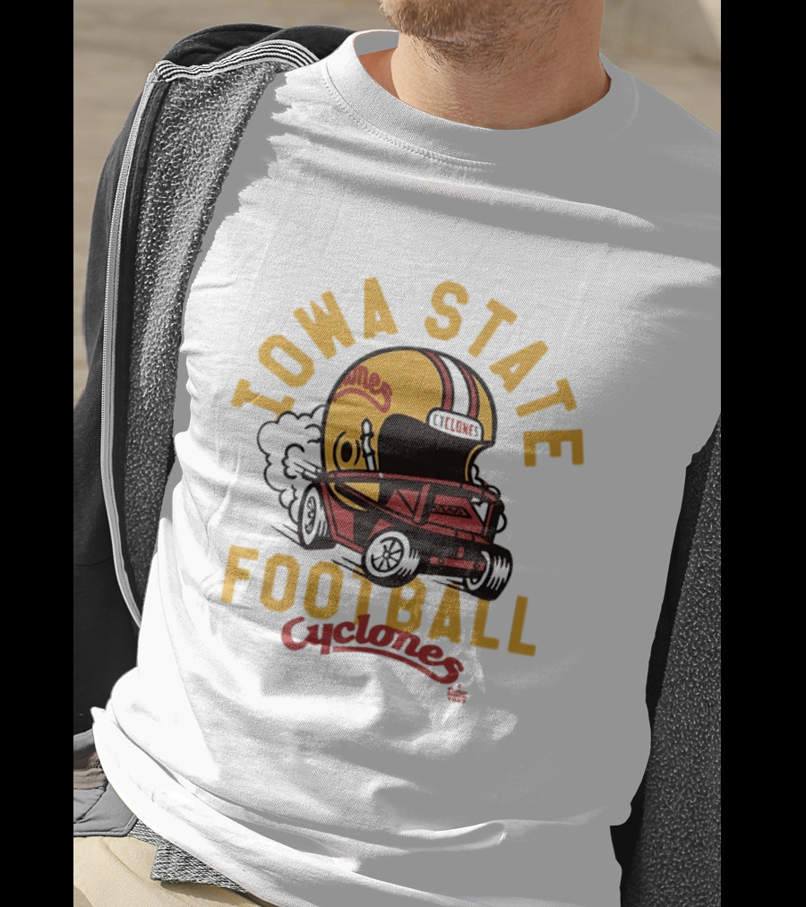 Iowa State Cyclones Helmet Football Team Fan Gear T-Shirt