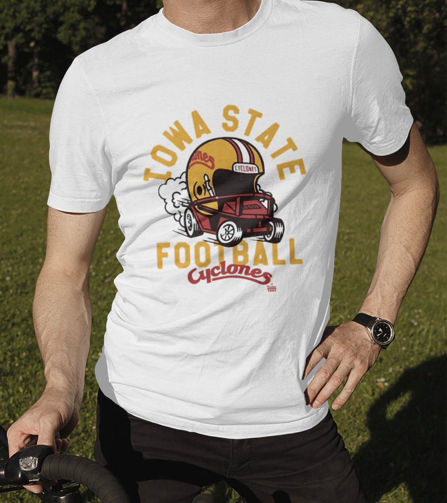 Iowa State Cyclones Helmet Football Team Fan Gear T-Shirt