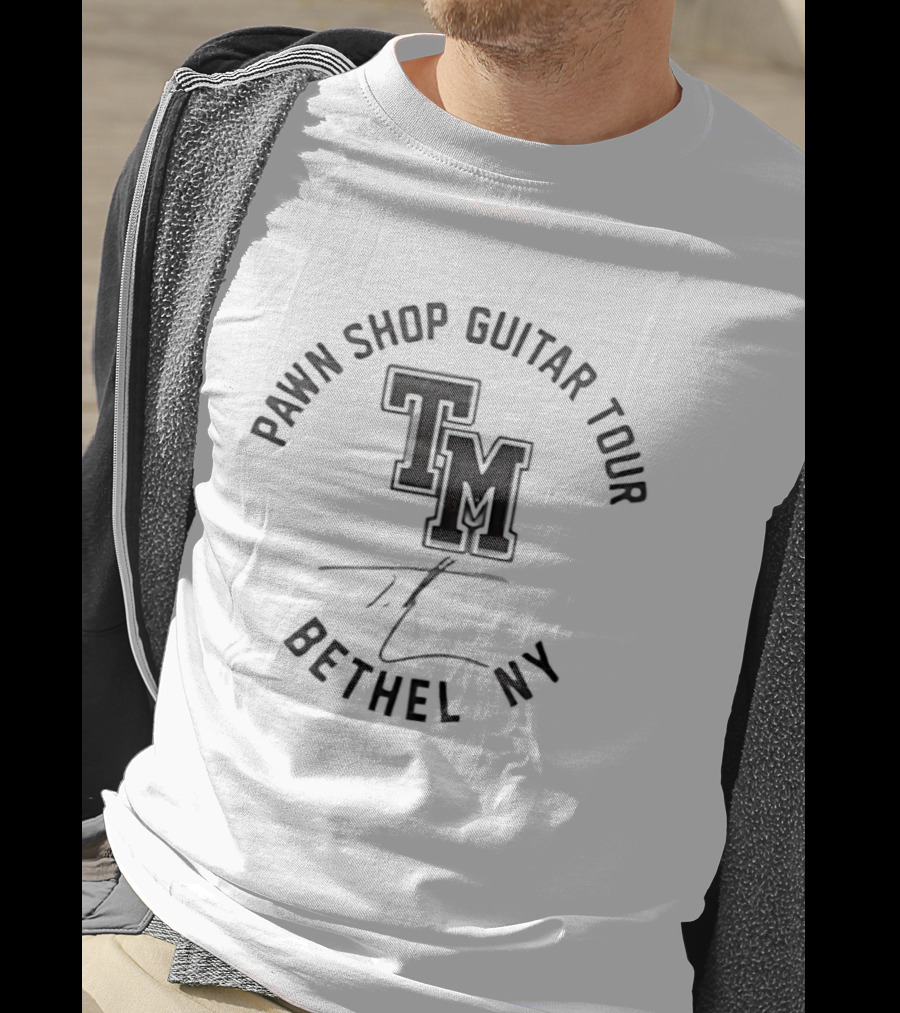 Pawn Shop Guitar Tour TM Bethel NY T-Shirt