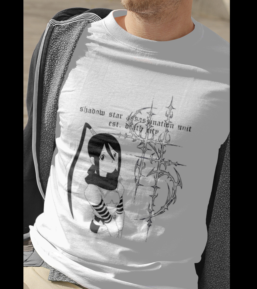 Shadow Star Assassination Unit Est Death City Anime T-Shirt