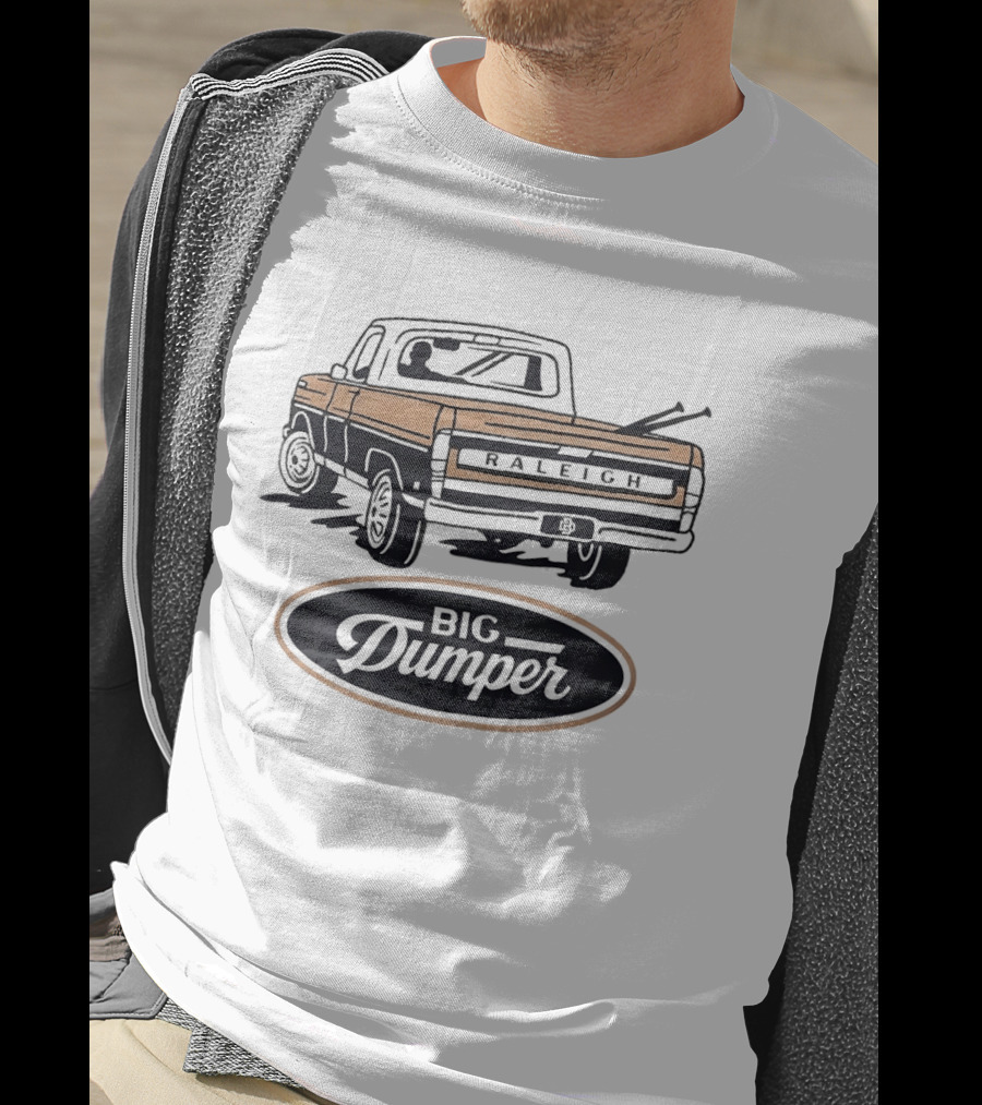 Big Dumper Raleigh Pickup Truck T-Shirt