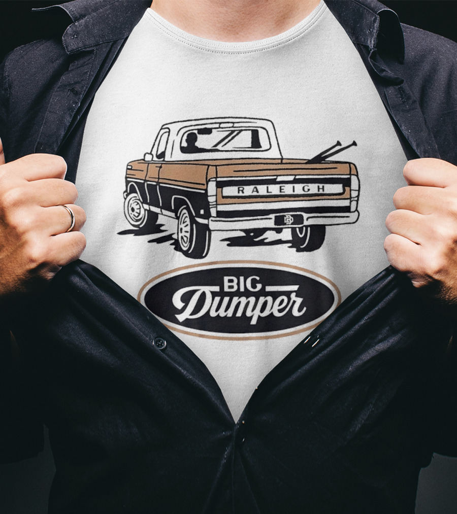 Big Dumper Raleigh Pickup Truck T-Shirt