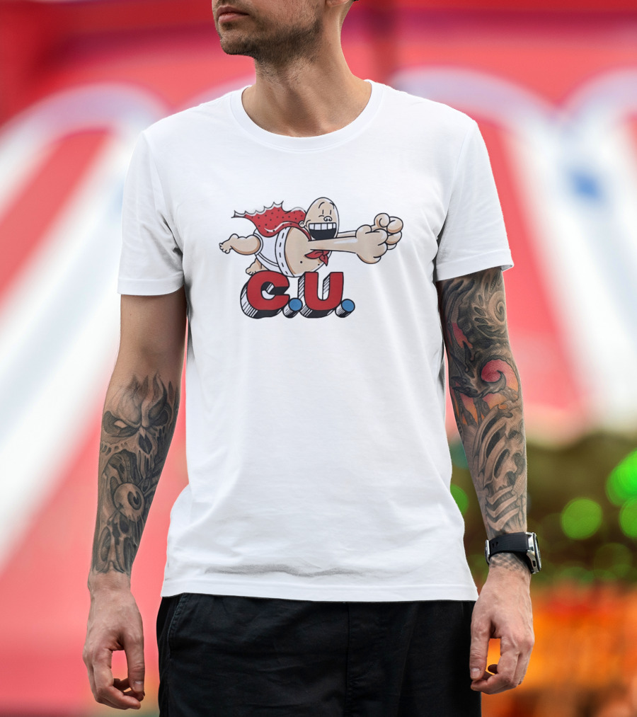 Captain Underpants CU Dav Pilkey Flying Hero T-Shirt