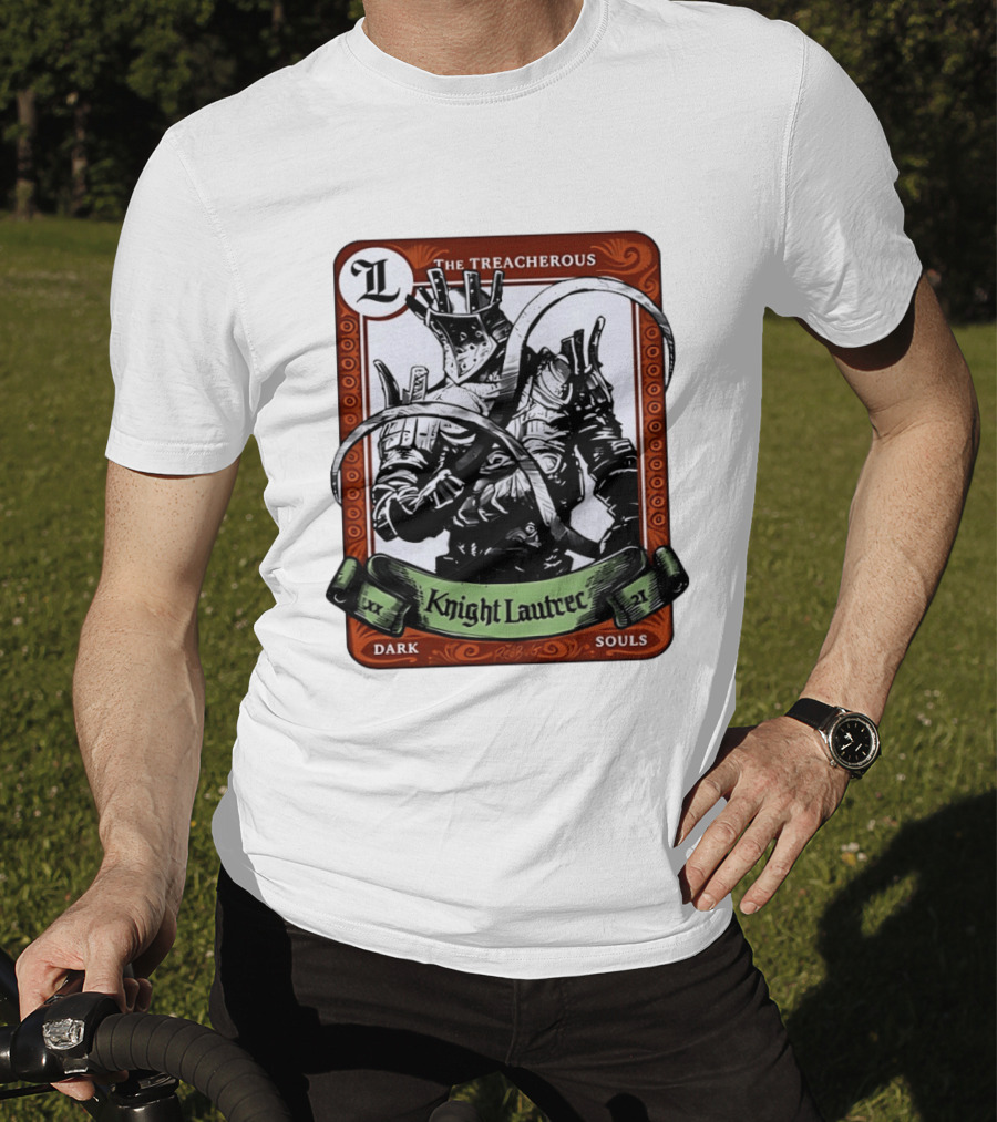 Knight Lautrec The Treacherous Dark Souls Trading Card Art Ribs GG T-Shirt
