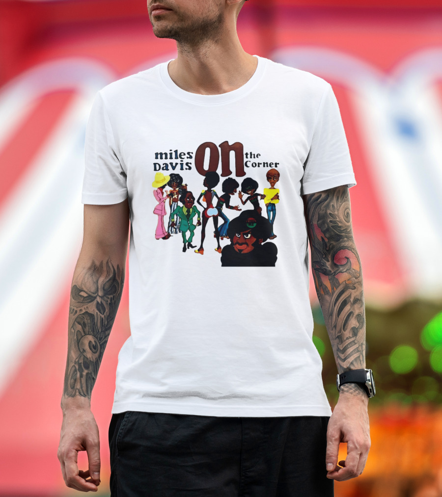 Miles Davis On The Corner Album Characters T-Shirt