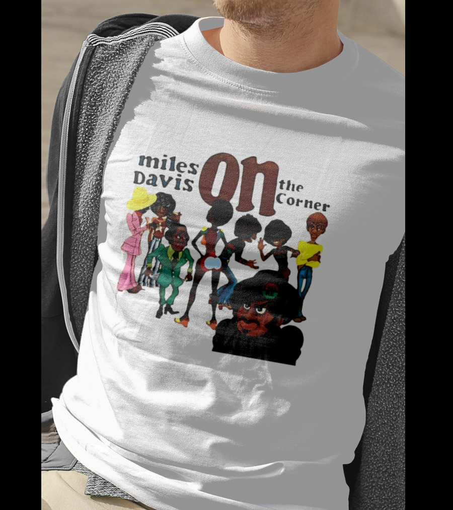 Miles Davis On The Corner Album Characters T-Shirt