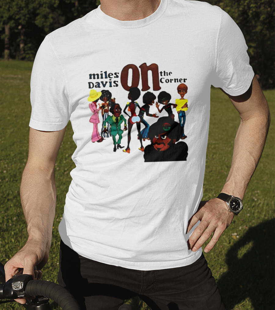 Miles Davis On The Corner Album Characters T-Shirt