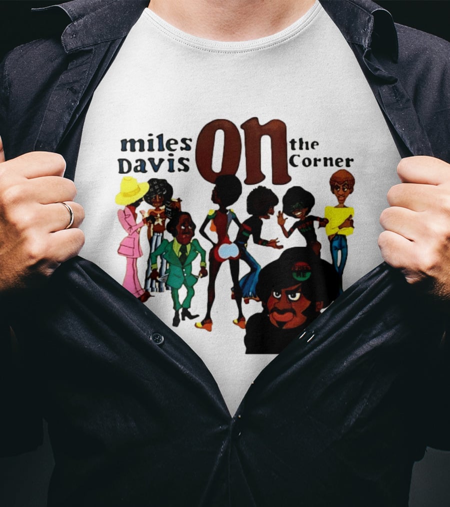 Miles Davis On The Corner Album Characters T-Shirt