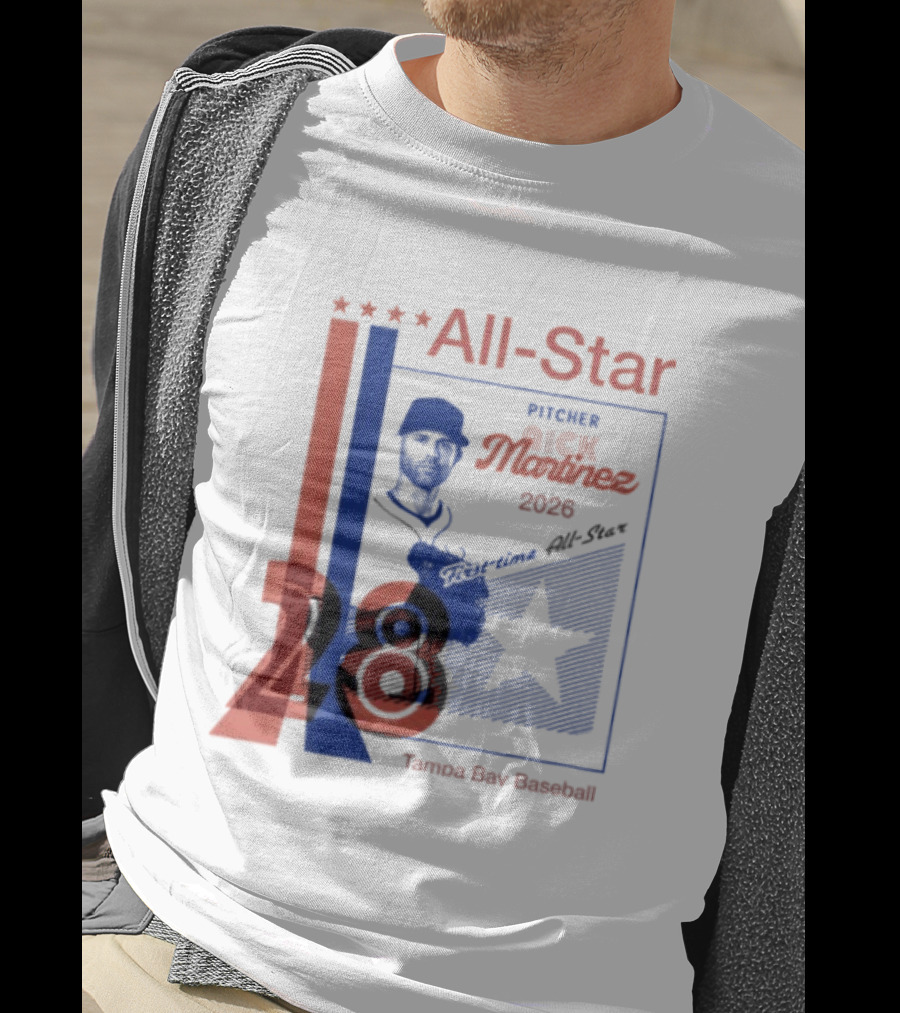 Nick Martinez 2026 All Star Pitcher Tampa Bay Baseball T-Shirt