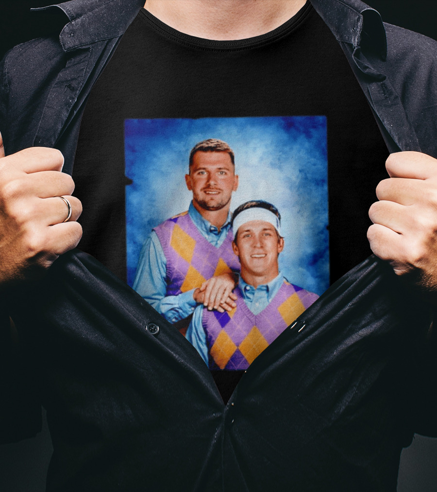 Austin Reaves Luka Doncic Step Brothers T-Shirt